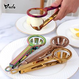 Cooking Utensils Stainless Steel Egg Cutter Hexagonal Cutting Cooked Eggs Tool Separater Fancy Egg Splitter Kitchen Mold Creative Slicer Gadgets 231219