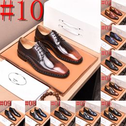 15Model Italian Comfortable Designer Dress Shoes For Men Genuine Leather Office Men Shoes Oxford Classic Pointed Toe Black Formal Casual Loafers