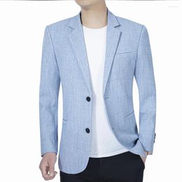 Men's Suits 2024 Casual Blazers Fashion Business Coats Autumn Winter Single-breasted Two Button Slim Jackets For Men