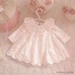 Girl's Dresses Girls Autumn Dresses Princess Wedding Ball Gown Dress Baby Girl Birthday Baptism Princess Lace Dress 0-24 Month