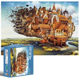 3D Puzzles Special Shaped Puzzle 2000 Pieces Top Quality Brand City of Sky Impossible Challenge Jigsaw Brain Game Toy 231219