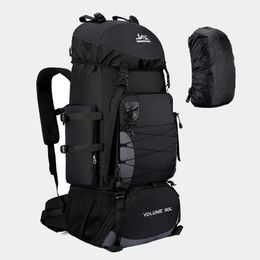 Outdoor Bags 80L 90L Large Camping Backpack Travel Bag Men's Women Luggage Hiking Shoulder Bags Outdoor Climbing Trekking Men Traveling Bag 231219