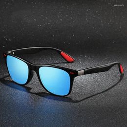Sunglasses Sport Polarized For Men Women Driving Hiking Goggle Shades Eyewear Trendy Fashion Male Square Frame Sun Glasses