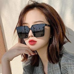 Sunglasses Square Frame Retro Net Red With The Same Thin Fashion Senior Sense Of Men And Women All Match Glasses