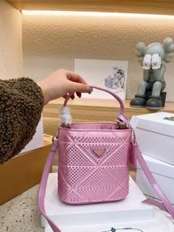 Bucket full diamond crystal bag women Fashion Shopping Satchels Shoulder Bags handbags totes leather crossbody messenger bags purses wallet briefcase backpack