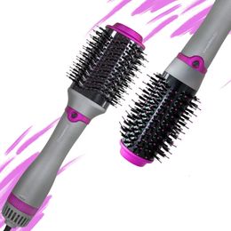 Replaceable Head Hair Dryer Air Brush Styler Volumizer Straightener Curler Comb Roller Electric Ion Blow 231220