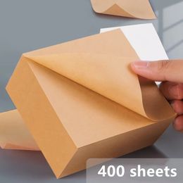 400 sheets Square kraft paper Sticky notes Childrens label index stickers notepaper office message Notice Ntime 231220