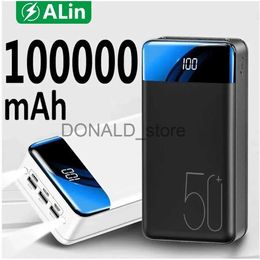 Cell Phone Power Banks Large capacity power bank mobile phone ultra fast charging mobile power tablet mobile external power supply 100000mAh J231220