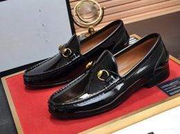 Model Designer Dress shoes Men Wedding or Party Genuine Leather Shoe Luxurious cow leather wedges Ideal Business shoes slip-on shoes