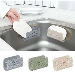 Kitchen Storage Portable Bathroom Drying Rack Hollow Out Toilet Sink Suction Dish Cloths Holder Household Soap Sponges