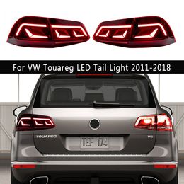 For Volkswagen Touareg LED Tail Light 11-18 Rear Lamp Fog Brake Parking Running Lights Rear Lamp Turn Signal Car Accessories Auto Parts