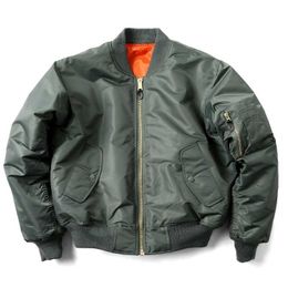 American Workwear Pilot Cotton Jacket Men's Bread Loose Ins Short Air Ma1 Winter Couple Outfit Baseball Army Retro