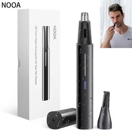 electric nose trimmer rechargeable hair removal eyebrow for men haircut and ear 231220