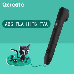 3D Printing Pen REATE Supports ABS PLA HIPS PVA 60245 Degrees Celsius Range Temperature Adjustable LCD Display 8Speed Regulation 231219