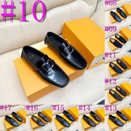 40Model Genuine Leather Men Shoes Casual Luxury Formal Mens Designer Loafers Moccasins Italian Breathable Slip on Male Boat Shoes Plus Size 46