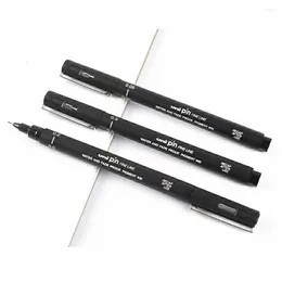 1pc Black Ink Pin Drawing Pen 005 01 02 03 05 08 Micron Pigment Art Marker Office School Set Ultra Fine Line Fineliner