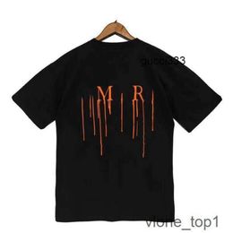 Brand amari amirl Summer amirlies am amis T-shirts imiri amiiri men y women luxury Sand designer Letter and Fashion Short Sleeve T-shirt Fluid Printed 1am iri W6ZQ NB59