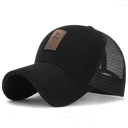 Ball Caps Summer Baseball Cap For Men Women Sun Hat Breathable Mesh Snapback Plain Outdoor Hats Casual Unisex Trucker Gorra