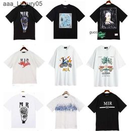 Tees amari Quality amirl amirlies Printed am amis Shirts imiri amiiri Fashion men T women luxury Tops designer AM Tshirt 023 Summer Cotton Casual Short Sleeve Hi BVM4