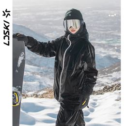 Ldski skiddräkt 3l 20k vattentät wvtr grafen fiber färg varm andningsbar vindtät vinter snowboard vandring kvinnor män 231220