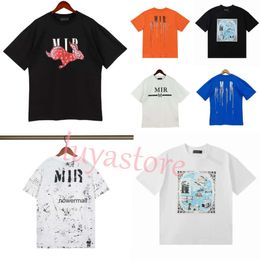 Tshirt T amari Sleeve amirl Printed amirlies Tees am Hop amis shirts imiri Fashion amiiri Casual men Short women Hip luxury designer Streetwear Tshirts Size SXL 4M3H