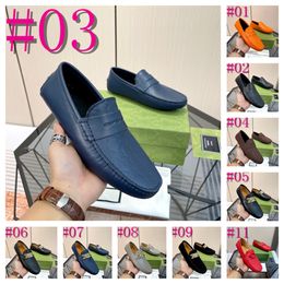 40MODEL Luxury Brand Men Shoes Casual Luxury Brand Summer Mens Designer Loafers Genuine Leather Moccasins Comfy Breathable Slip on Boat Shoes Black