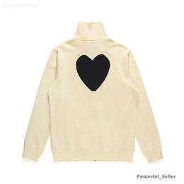 Designer Cdgs Women Red Heart Commes Jacket Cdg Hoodie Eye Popular Brand Star Same Cotton Large Coupl Bowling Sport Comme Hoodie 7876