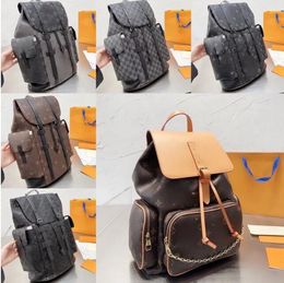 Classic Backpack Style Luxury Designer Totes lady fashion handbags two shoulder straps bags letter zipper women plain Interior Compartment coin purse36
