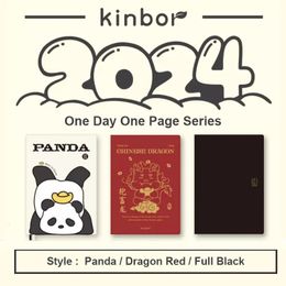 Kinbor 2024 Notebook A6 A5 Full Year Schedule Daily Planner and Libretas Timeline Weekly Plan Efficiency School Office 231220