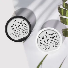 Wall Clocks LCD Digital Clock Hygrometer Humidity Display Watch Ultra Thin Magnetic Design Table 12/24h