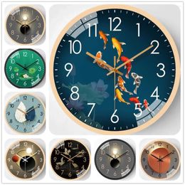 Wall Clocks 2023 Luxury Clock 8 Inches Modern Fashion Personality Art Muted Living Room Study