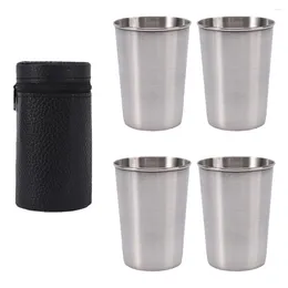 Wine Glasses Cup Cups Metal Camping Drinking Watermug Coffee Pint Beer Tea Steel Portable Tumblersoutdoor Campfire Small