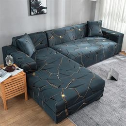 Elastic Sofa Covers for Living Room Stretch Slipcovers Sectional Couch Cover L Shape Corner Armchair Cover 1/2/3/4 Seater 231220