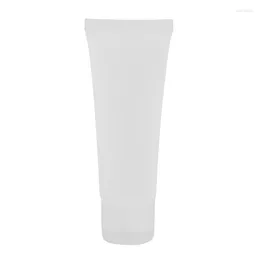 Storage Bottles 50Pcs 50Ml Frosted Clear Plastic Soft Tubes Empty Cosmetic Cream Emulsion Lotion Packaging Containers