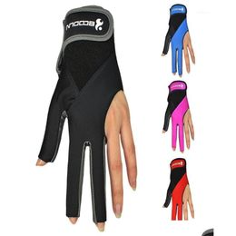 Wrist Support 1 Pcs Pool Cue Gloves Billiard Three Cut Left Hands Accessories For Uni Women And Men5639704 Drop Delivery Sports Outdoo Dhmcl