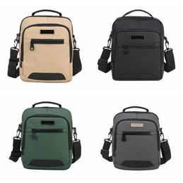 Men Messenger Bag Nylon Crossbody Shoulder Bags Mobile Phone Fashion Casual Handbags Sling Pack for Work Business