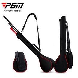 Foldable Golf Gun Bag Mini Soft Golf Club Bag w Adjustable Strap Practise Capacity Packed 3 Clubs Shoulder Club Bag Lightweight 231220