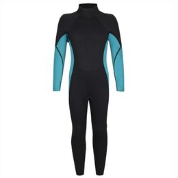 Wear 3mm Neoprene Thermal Swimsuit Full Wetsuit For Kids Youth Surfing Scuba Diving Suit Children Underwater Freediving Set Wet Suits