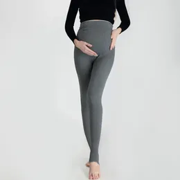 Men's Body Shapers Autumn Fashion Maternity Tights Adjustable High Waist Belly Pantyhose Clothes For Pregnant Women Slim Pregnancy Pants
