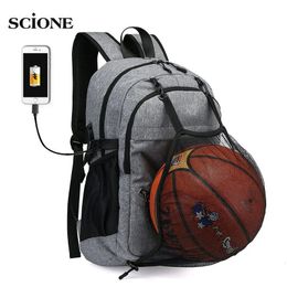 Basketball Backpack Gym Fitness Bag Sporttas Net Ball Bags for Men Sports Sac De Sport Men's School Boys Shoulder Bag XA414WA 231220