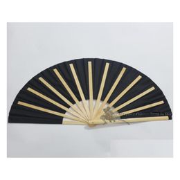 Martial Arts Beautif Bamboo Tai Chi Fan Shaolin Kung Fu Wushu Fans B12077969062 Drop Delivery Sports Outdoors Fitness Supplies Dhl2J