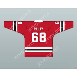 Custom REILLY 68 LETTERKENNY IRISH RED ALTERNATE HOCKEY JERSEY NEW Top Ed S-M-L-XL-XXL-3XL-4XL-5XL-6XL