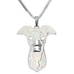 Pendant Necklaces Italian Greyhound Dog Animal Charm Year Gifts For Lovers Women Jewelry2520