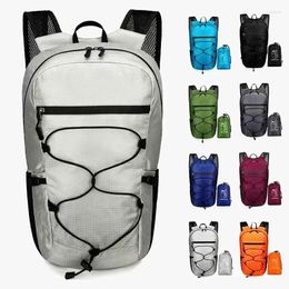 Backpack Folding Bag Ultra-light Portable Storage Travel Outdoor Running Mountain Unisex Softback 20-35 Litre