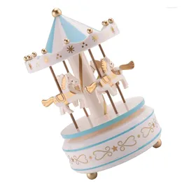 Decorative Figurines Promotion! Music Box Merry Go Round Room Decorations Rotatable Wind Up Gifts Gift For Boys Girls