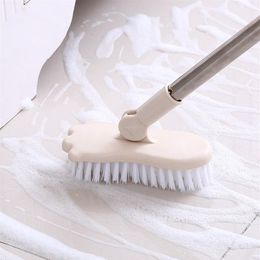 vanzlife Bathroom long-handled brush bristles to scrub toilet bath brush ceramic tile floor cleaning brushes Y1125228S