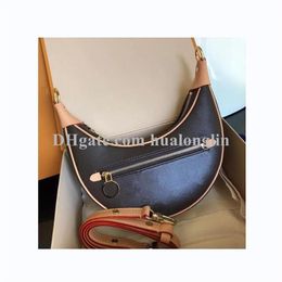 Fashion Designer woman handbag shoulder bag moon purse clutch wallet phone holders ladies girls flower with chain311x