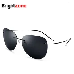 Sunglasses Light-Weight Flexible Titanium No-Screw PC Polarized Personality Man Driving Men Woman Eye Glasses With Original Box