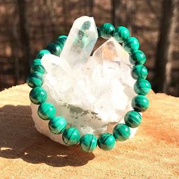 Charm Bracelets Wholesale mm AAA Grade Malachite Bracelet High Quality Chakra Healing Balance Bracelet Best Gift Gemstone BraceletL23121