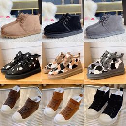 Kinder Kleinkindschuhe Australie klassische Boots Jugendmädchen Booties Baby Kinder Säuglinge Schwarze Bottes Mini Schnee Australische Winter Schnee warm warm T1v8#